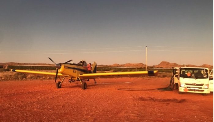 3. An Aerial Operator Running Final Checks Before Embarking On A Baiting In Kakamas (Northern Cape).